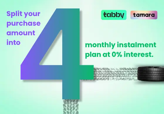 Pay for Your Tyres in 4 Instalments